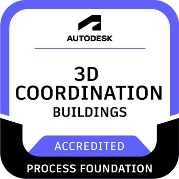 3D Coordination Buildings Process Foundation Base 350
